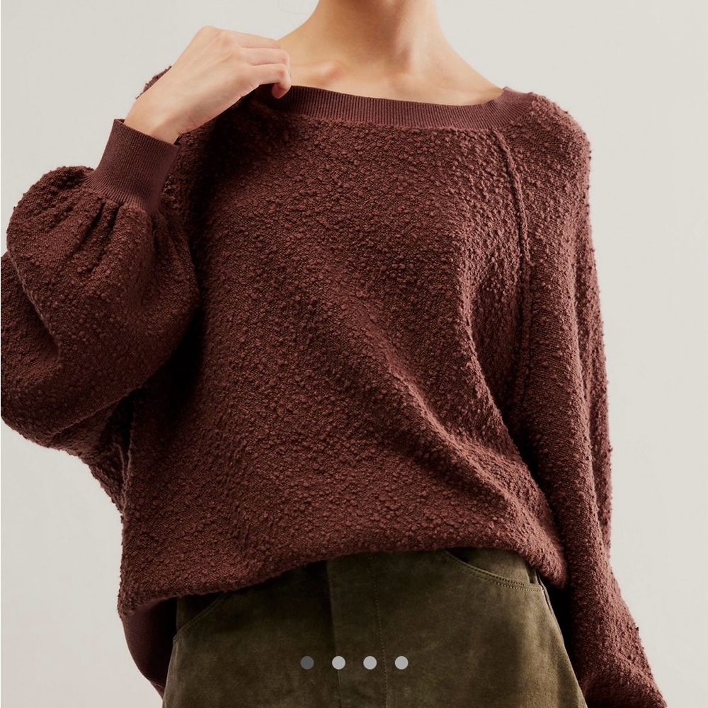 Free People Found My Friend Pullover - Medium - “Mocha” color BNWOT